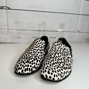 Clarks Pure Viola Loafer Black and White Polka Dot Size 7